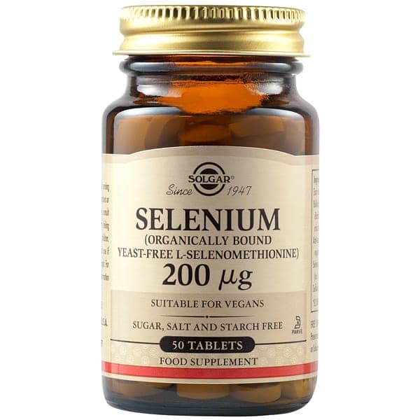 Solgar - Selenium Yeast Free, 200mcg – Solgar förpackning