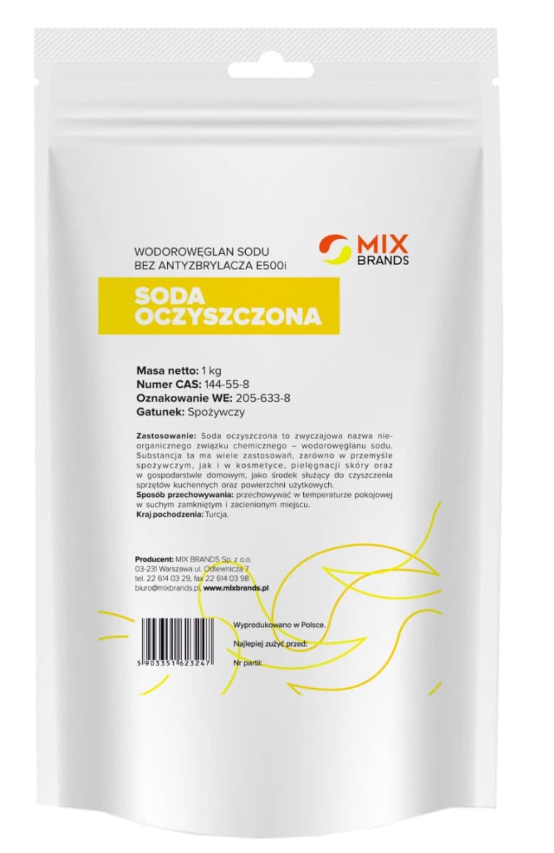 Big Nature Soda Oczyszczona 1kg – Big Nature förpackning