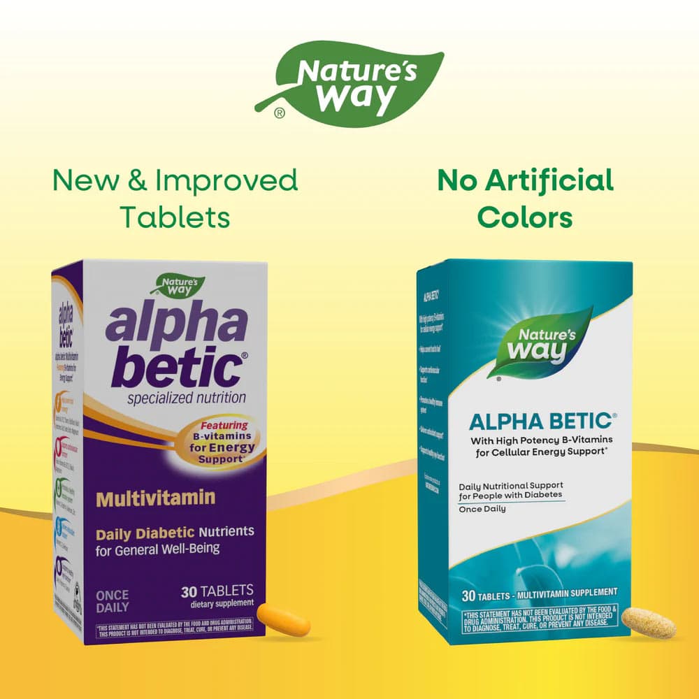 Nature'S Way - Alpha Betic - 30 Tabs