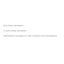 Jutavit - Rutin + C-Vitamin - 60 Tabs