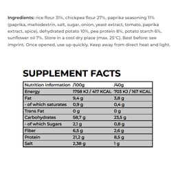 Nanosupps - Protein Chips, Paprika - 40g