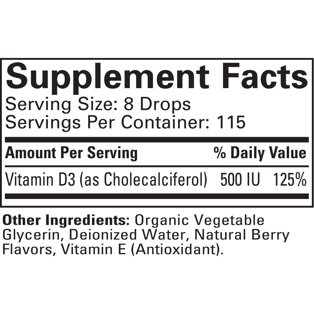 Child Life - D-vitamiini D3 - 1 fl oz