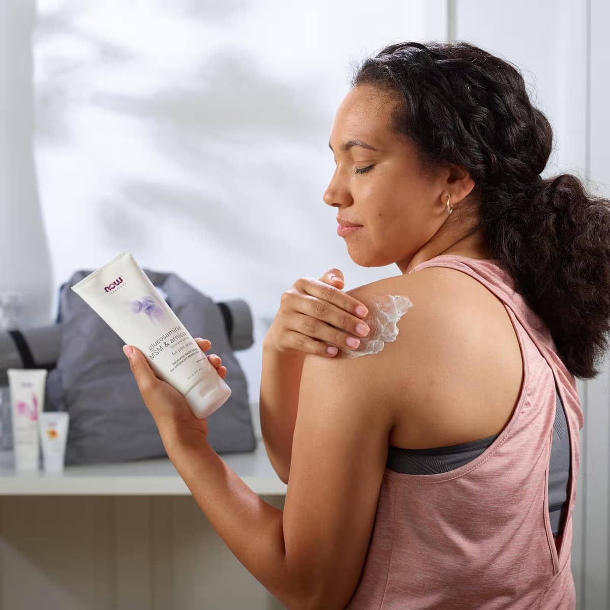 NOW Foods - Glucosamine MSM & Arnica Liposome Lotion - 237ml