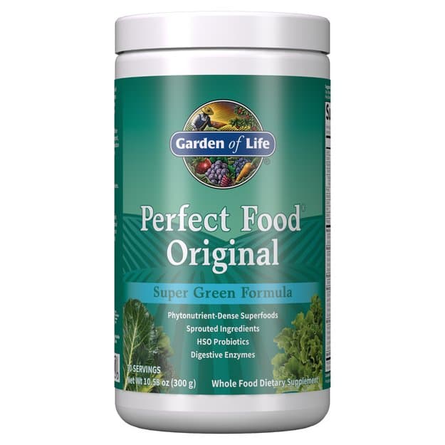 Garden Of Life - Perfect Food Original - Super Green Formula – Garden Of Life förpackning