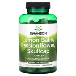Swanson - Lemon Balm, Passionflower, Skullcap Complex