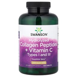 Swanson - Hydrolyzed Collagen Peptides + Vitamin C Types I and III
