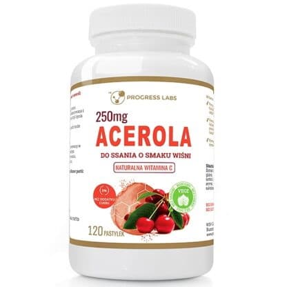 Progress Labs - Acerola 250mg – Progress Labs förpackning