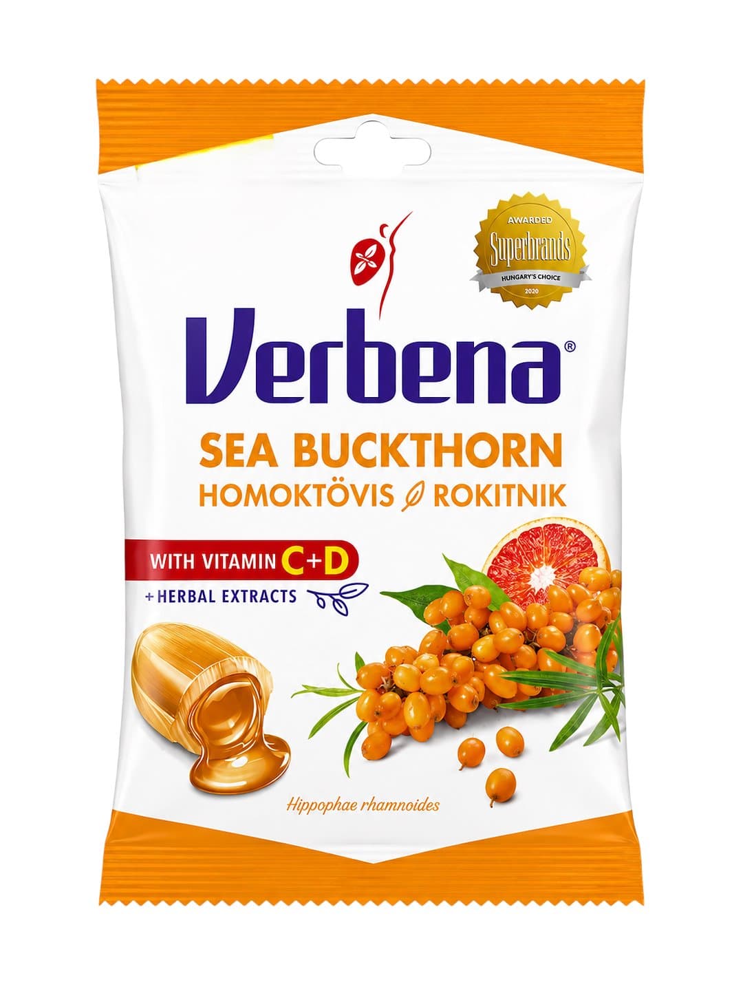 Verbena - Herbal Candies Sea Buckthorn 60g