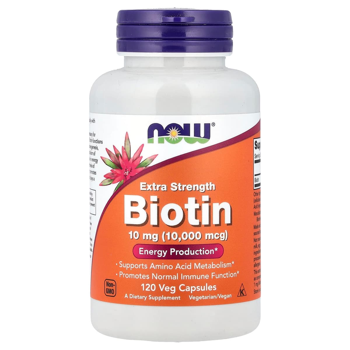 Now Foods - Biotin Extra Strength - 120 Vcaps