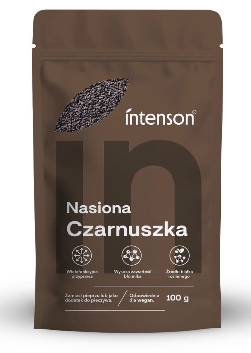 Intenson Czarnuszka 100g – Intenson förpackning