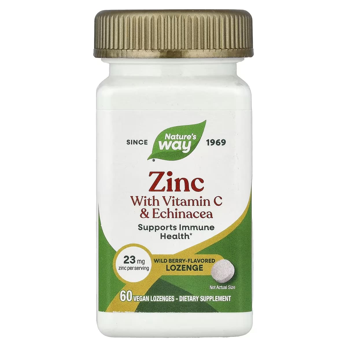 Nature'S Way - Zinc Lozenges (Wild Berry - 60 Tabs)