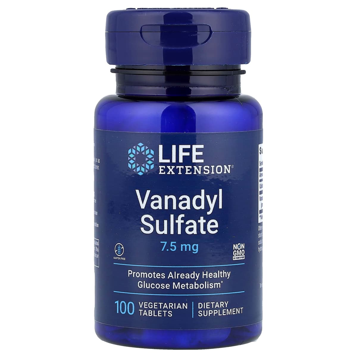 Life Extension - Vanadyl Sulfate - 100 Tabs