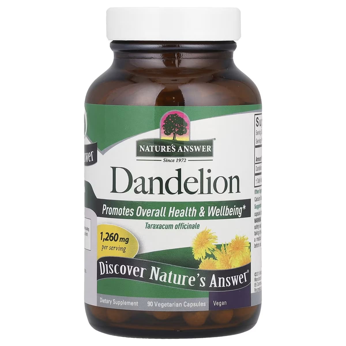 Nature's Answer - Dandelion Root - 90 Vcaps