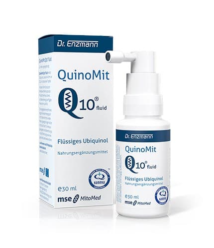 Dr. Enzmann (Mse Mitomed) - Quinomit Q10 Fluid - 30ml – Mitopharma förpackning
