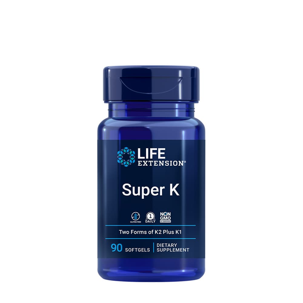 Life Extension - Super K - 90 Sgels – Life Extension förpackning