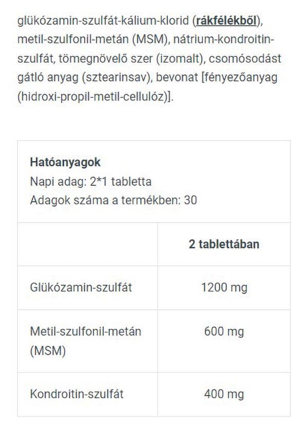 BioTechUSA - MSM Chondroitin Glucosamine - 60 Tabs