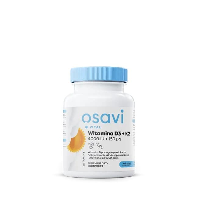 Osavi - Vitamin D3 + K2 4000 IU + 150 µg - 60 Caps