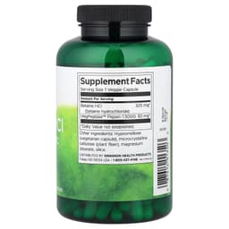 Swanson - Betaine HCL Hydrochloric Acid - 250 Vcaps