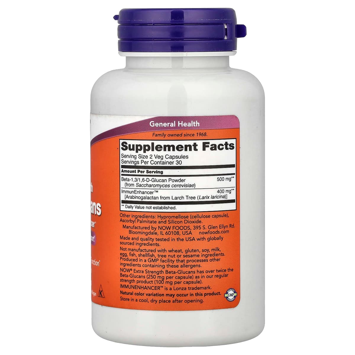 NOW Foods - Beta-Glucans with ImmuneEnhancer