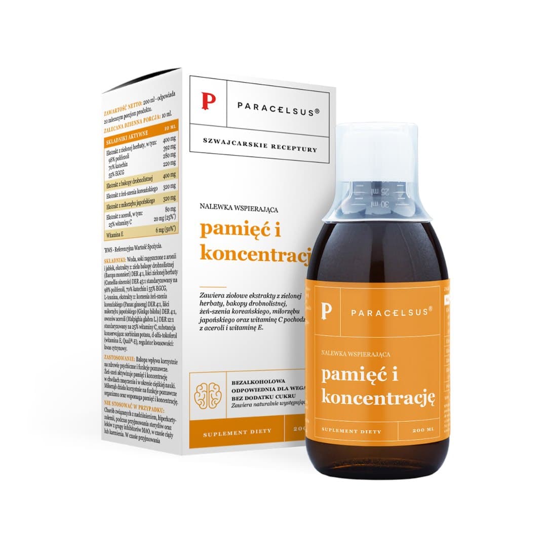 Paracelsus - Memory and Concentration Tincture - 200 ml