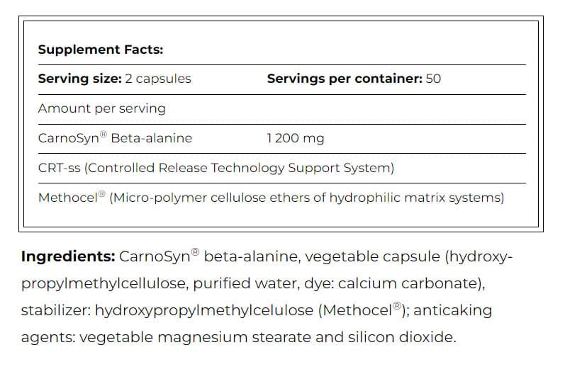 Amix - Carno Syn - 100 Veggie Kapsler