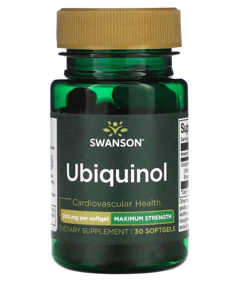 Swanson - Ubiquinol - 30 Sgels – Swanson förpackning
