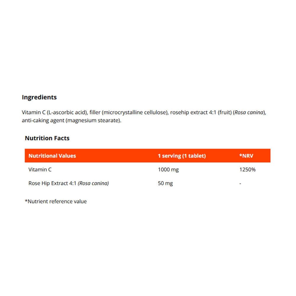 GymBeam - Vitamin C - 90 Tabs, 103.5g