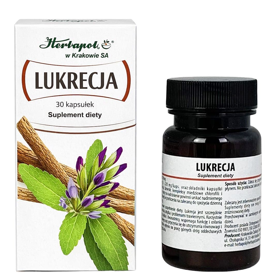 Herbapol - Lukrecja – Herbapol Kraków förpackning