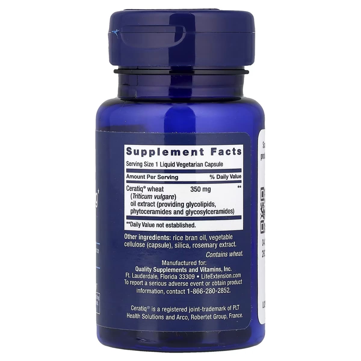 Life Extension - Skin Restoring Ceramides - 30 Flydende Vcaps