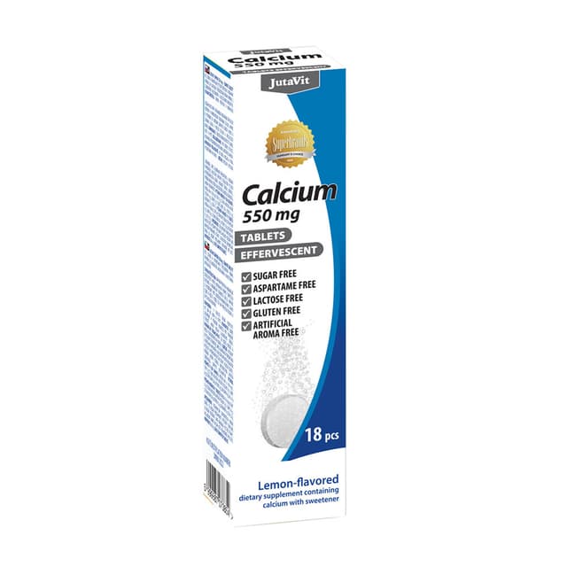 Jutavit - Calcium Effervescent Tabs (Lemon - 18 Tabs) – Jutavit