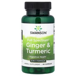 Swanson - Ginger & Turmeric - 60 Caps
