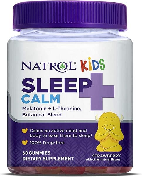 Natrol - Kids Sleep + Calm, Strawberry - 60 Gummies – Natrol förpackning