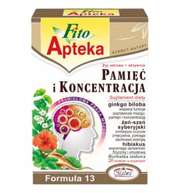 Fito Apteka (Malwa) - F13 Muisti ja Keskittymistee 20*2g