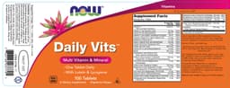 NOW Foods - Daily Vits™ - Multi Vitamin & Mineral - 30 Vcaps