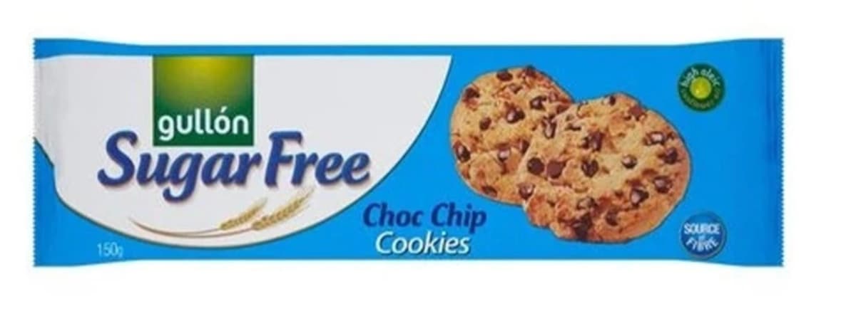 Gullón - Sugar Free Choc Chip Cookies – Gullón förpackning