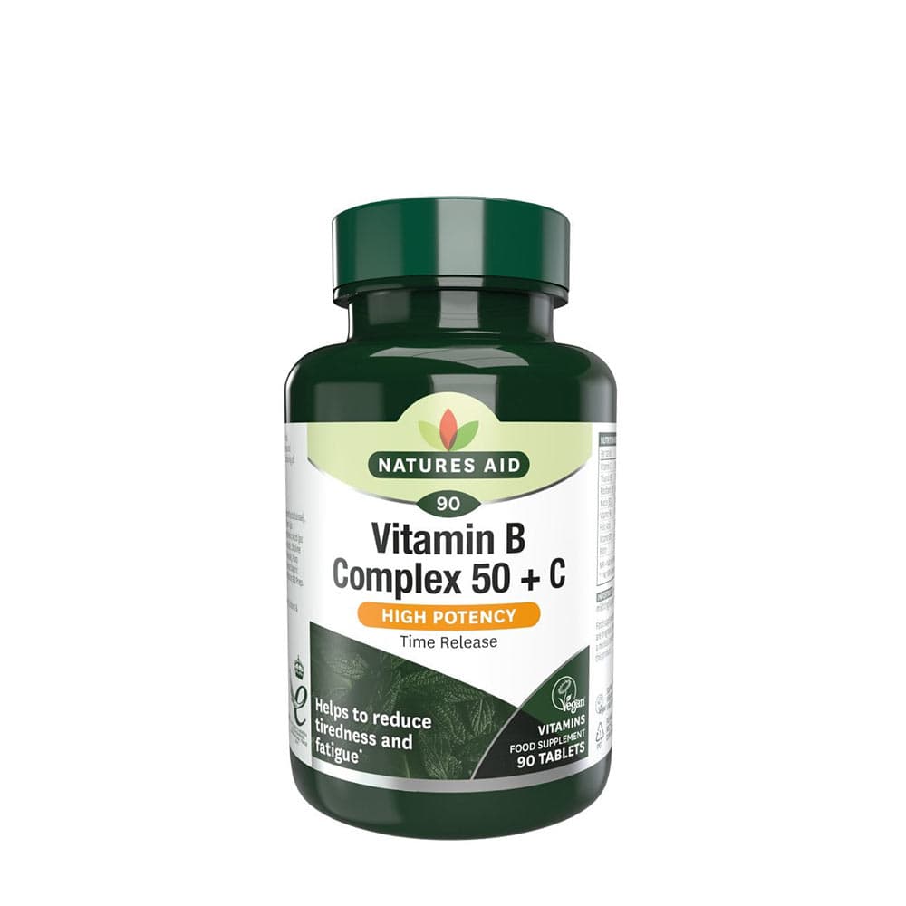 Nature's Aid - Vitamin B Complex 50 + C - 90 Tabs