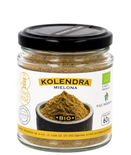 Pięć Przemian - Ground Coriander – Pięć Przemian förpackning
