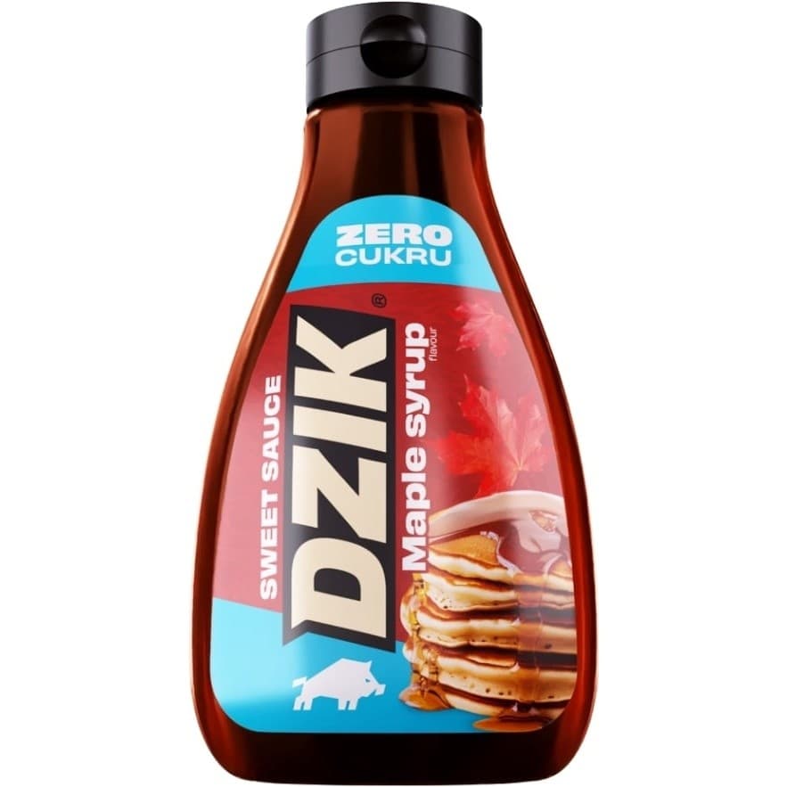 DZIK - Sos Zero Maple Syrup klonowy 425 ml – DZIK förpackning