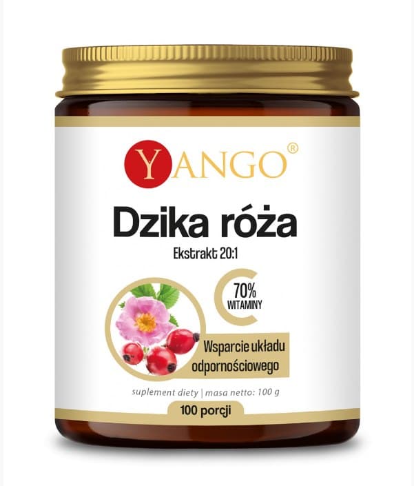 Yango - Wild Rose Extract 20:1 - 100g – Yango förpackning
