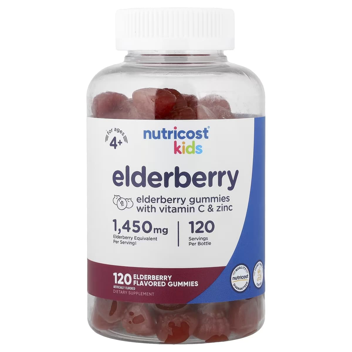 Nutricost - Kids Elderberry Gummies - 120 Gummier