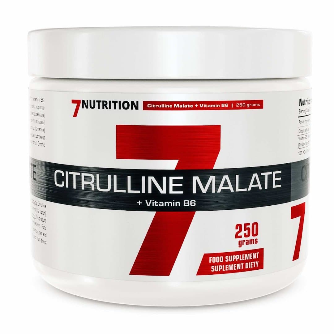 7 Nutrition - Citrulline Malate + Vitamin B6 - 250g – 7 Nutrition förpackning