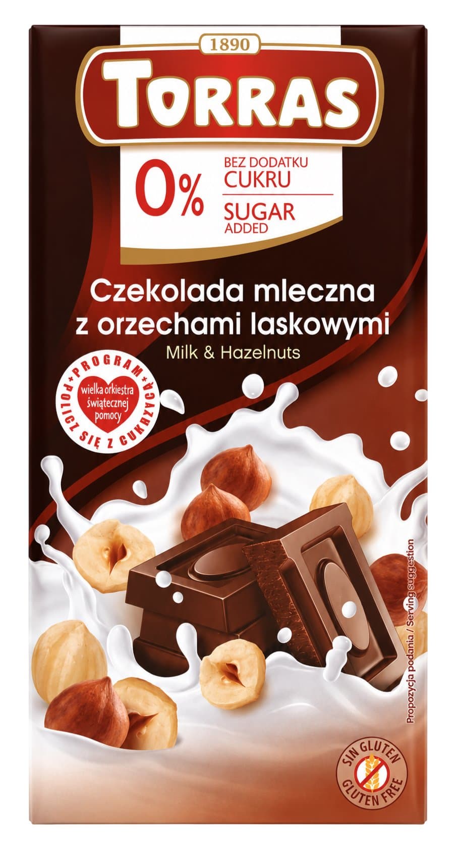 TORRAS - Milk Chocolate – Torras förpackning