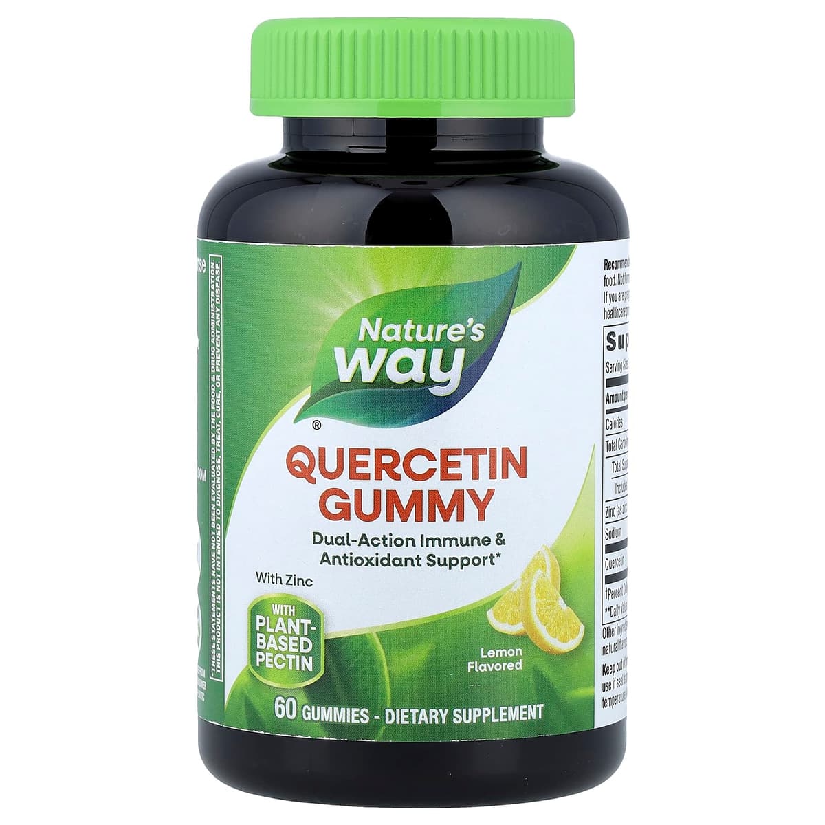 Nature'S Way - Quercetin Gummies With Zinc (Lemon - 60 Caps)