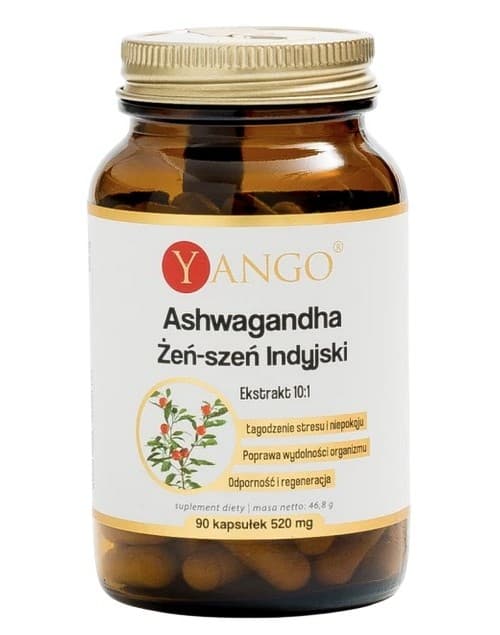 Yango - Ashwagandha Extract 10:1 - 90 Caps – Yango förpackning