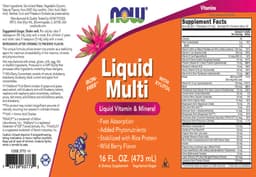 NOW Foods - Liquid Multi - Wild Berry, 473ml