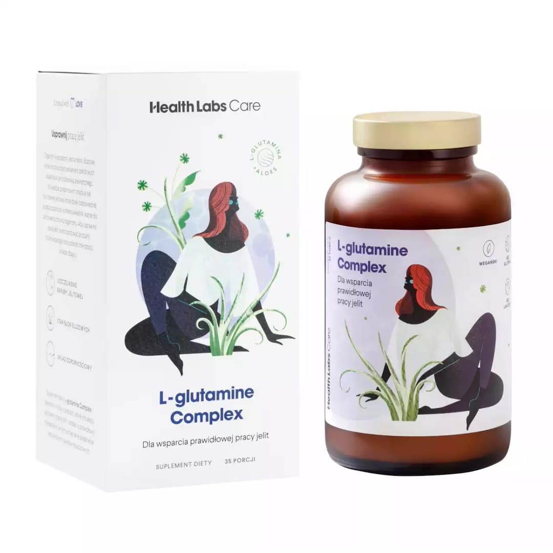 Health Labs Care L-glutamine Complex 35 miarek – Health Labs Care förpackning