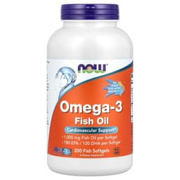 NOW Foods - Omega-3 Fish Oil Molecularly Distilled - 200 Softgels