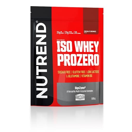 Nutrend - Iso Whey Prozero Chokladbrownie, 500 g