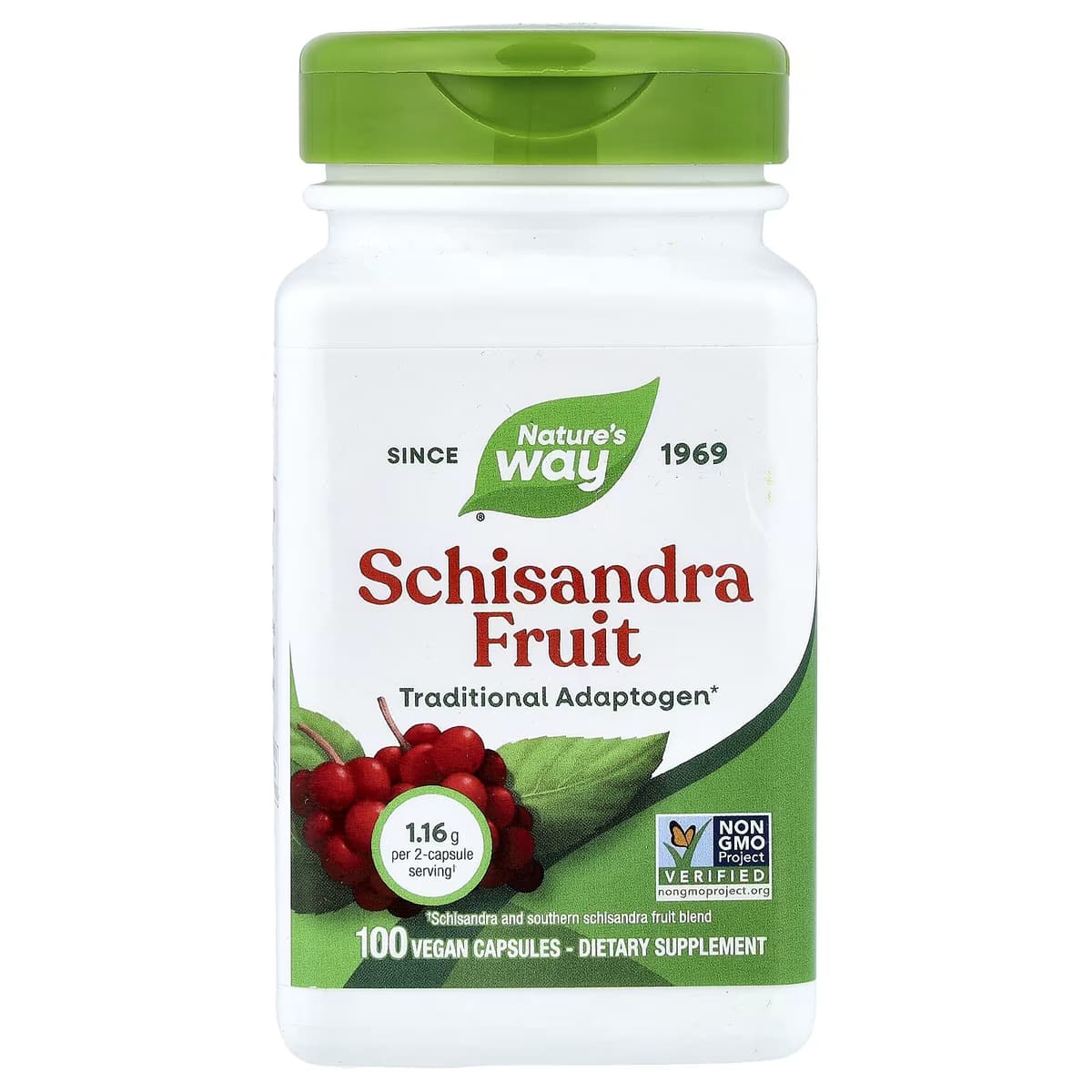 Nature'S Way - Schisandra Fruit - 100 Caps