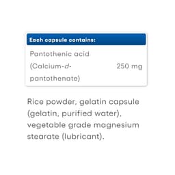 Natural Factors - Pantothenic Acid - 90 Caps